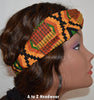 African Print Link Headband