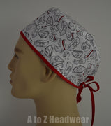 Small Nurses Hats on White