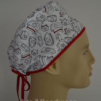 Small Nurses Hats on White