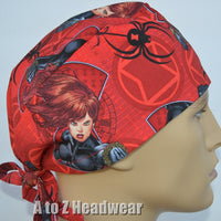 Black Widow on Red