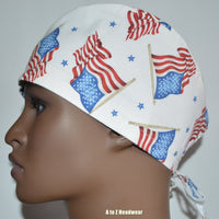 American Flag White