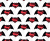 Batman vs Superman Logo (White)