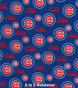 Chicago Cubs Glitter Circles