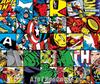 Marvel Comic Patch Mini Block