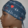 EKG Heartbeat Black