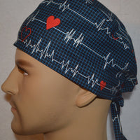 EKG Heartbeat Black