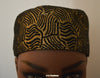 Black and Gold Kufi Cap