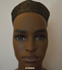 Black and Gold Kufi Cap