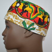 African Ethnic Print Kufi