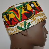 African Ethnic Print Kufi