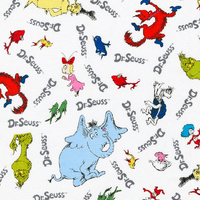 Dr. Seuss Characters on White