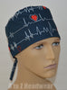 EKG Heartbeat Black