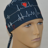 EKG Heartbeat Black