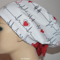 EKG Heartbeat White