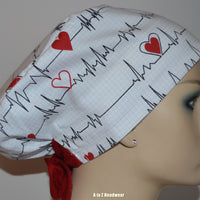 EKG Heartbeat White