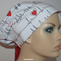 EKG Heartbeat White