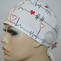 EKG Heartbeat White Original