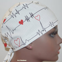 EKG Heartbeat White Original