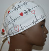 EKG Heartbeat White Original