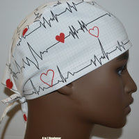 EKG Heartbeat White Original