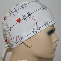 EKG Heartbeat White Original