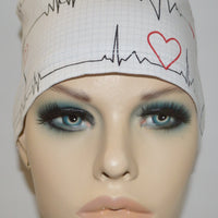 EKG Heartbeat White Original