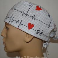 EKG Heartbeat White Original