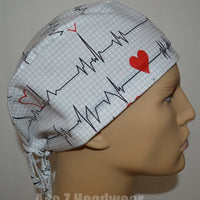 EKG Heartbeat White Original