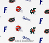 Florida Gators White Blue Font