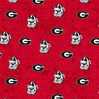 Georgia Bulldogs Distressed Words