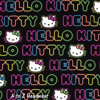 Hello Kitty Name and Logo Black