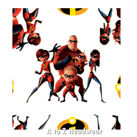 Incredibles Action White