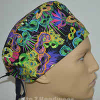 Mardi Gras Masks Black Multi