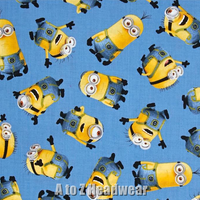 Minions Tossed on Blue