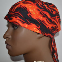 Hot Wheel Flames Skull Cap