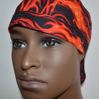 Hot Wheel Flames Skull Cap