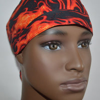 Hot Wheel Flames Skull Cap