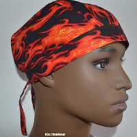 Hot Wheel Flames Skull Cap