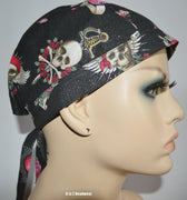 Skulls and Roses Skull Cap