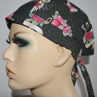 Skulls and Roses Skull Cap