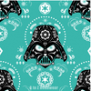 Darth Vader Sugar Skull Turquoise