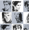 Star Wars Characters Block White