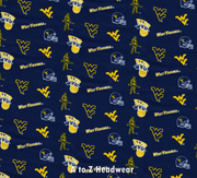 West Virginia Mountaineers (Blue) WV